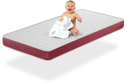 SONHO Colchón Cuna Espuma 70X140 Altura 11 cm Eyre |Lateral 3D Transpirable| Reversible|Hecho en Portugal