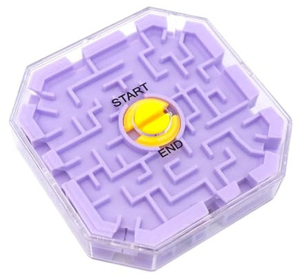 Labyrinth Maze -Spiel, Maze Ball Classic Travel Game - 3D Mind Rätsel | Klassische Heimreise, Ball im Puzzle hilft, Stress zu reduzieren, Gedankenrätsel für Kinderalter, Hirnteaser für Roadtrips