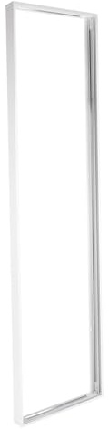 NCC-Licht LED Panel Aufbaurahmen 120x30cm – Eckig, Weiß – Robuster Aluminium Rahmen für Deckenmontage