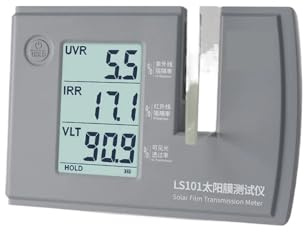 Solar Film Tester Window Tint Measurement Device LS101 20mm Measuring Thickness Simple Operation UV 365nm and IR 940nm VLT Stick