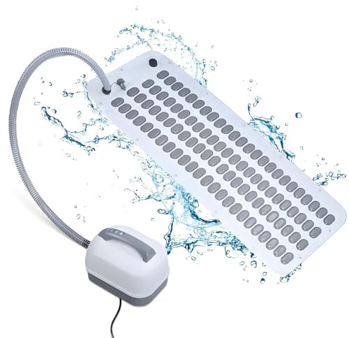 GLBMXDD Wellenmatte für die Badewanne, tragbarer Spa-Sprudelbad-Massager, 6-stufig verstellbar, verwandelt die Badewanne in EIN Luxus-Spa für Entspannung zu Hause Extended124cm