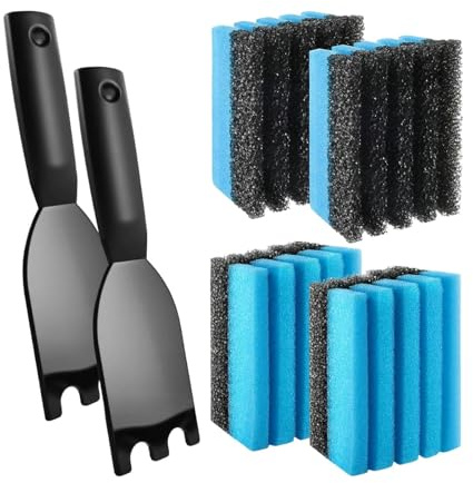 ＡＷＨＡＯ Grillreinigungszubehör: Accessoires Zum Abkratzen des Grillrosts, Robuste Und Effektive Küchenschwämme, Die Keine Kratzer Hinterlassen, 12 StÜcke