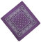 Unbekannt Bandana Kopftuch Halstuch Nickituch Biker Tuch Motorad Tuch verschied. Farben Paisley Muster, Dunkel Lila, ...