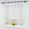 Joyswahl Raffrollo Voile Bindegardine mit Schlaufen »Adele« Unifarbige Gardinen BxH 140x140 Weiß 1er Pack