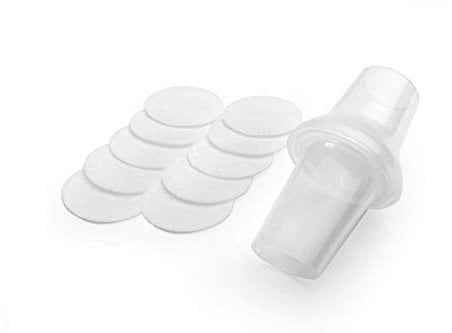 Tilcare Bakterien und Viral Filter-Set für Schleimlinderung und Lungen-Expansionstrainer, Husten-Hilfsfilter, reinigt die Luft, um bei der Therapie zu helfen –10 Filter