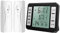 Brifit Termómetro de Refrigerador, Digital Termómetro de Congelador, Digital Termómetro Inalámbrico con 2 Sensores, MIN/MAX, Alarma de Temperatura, para el Hogar, Bares, Cafeterías - Negro