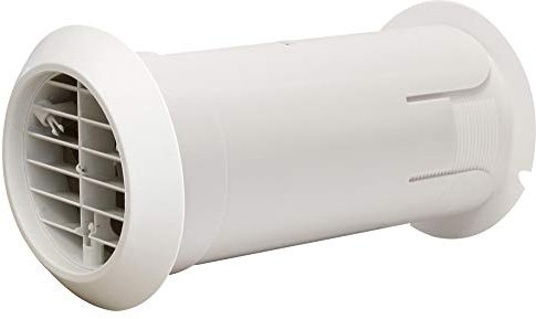 Manrose Extractor Fan Ducting Back Draught Shutter Internal Fit Wall Kit White