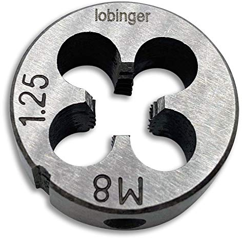 Lobinger® Schneideisen metrisch Gewindeschneideisen M3-M20 Außengewindeschneider (M8 x 1,25)