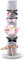 Loopunk Support à Bijoux Vertical Porte, Porte Bracelet Velours, Presentoir Chouchou,Présentoir Porte Bijoux et Colliers, pour Serre-Tête, Bracelet, Bijoux(Gris)