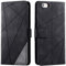 Vankii Coque pour iPhone 6S / iPhone 6 (4,7 Pouces), Rabat Portefeuille de Protection Cuir PU Etui, Silicone TPU Bumper Magnétique Housse, Flip Porte Cartes avec Fonction Support Cover Case (Le Noir)