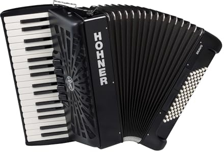 HOHNER BRAVO III 72 schwarz A16622 SILENTKEY