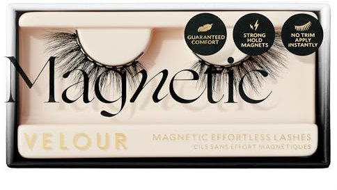 Velour Magnetic Effortless Lashes - Easy Application, 30+ Uses - Fake Lashes - Instant Attraction