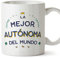 MUGFFINS Tazas para AUTÓNOMA mujer - En Español - Mejor del Mundo - 11 oz / 330 ml - Regalo original y divertido
