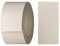 haggiy Kantenumleimer aus Melamin mit Schmelzkleber, 40 mm x 5 m | Umleimer zum Aufbügeln f. Regalbretter & Platten | Kantenband - Dekor: Beige grau