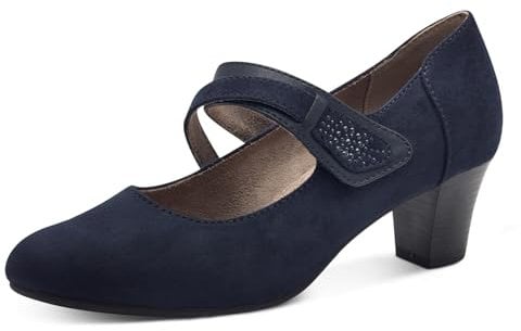 Jana Women's 8-24464-42 Pumps, Navy, 3.5 UK