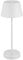 REV LED Akku Tischlampe – Tischleuchte für Schlaf- & Wohnzimmer, Garten - 38cm, IP44, Touch, Dimmbar – Nachttischlampe kabellos, weiß