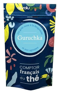Thé Noir Guruchka - Comptoir Français du Thé - Thé Noir goût russe bergamote - Maison Française - Thé en vrac