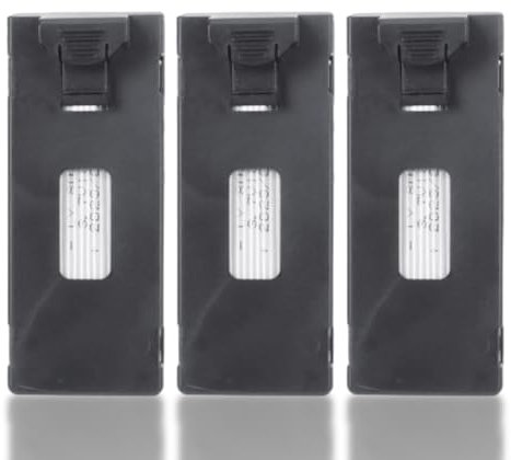 3,7 V 1800 MAh Lipo-Akku, RC-Drohnen-Akku für E88 E88Pro E100 E99 K3 K6 E89 P1 P4 P5 P8 P10 RC UAV, UAV-Lithium-Akku mit 3-in-1-Ladekabel (3 Stück)