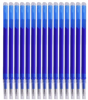 DGUSO Radierbare Ersatzmine Blau 15 Stück Ersatzmine Blau 0,7,Stifte zum Wegradieren löschbare Gelstifte Austauschbare Mine für Radierbarer Kugelschreiber Studenten Geschenk