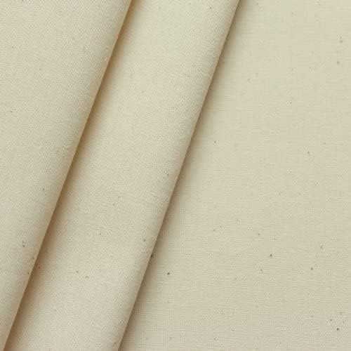 Tissu en coton naturel - 320 m de large - Pour couture, décoration, peinture, protection solaire, décoration, mariage, fête, au mètre