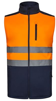 VELILLA Unisex Softshellweste, Zweifarbig Softshellweste, zweifarbig (1er Pack)