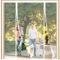 FYHDSH Magnetic Fly Screens for Doors, Anti Mosquito Mesh Curtain, Double Door Screen Curtain for Sliding Door with Powerful Magnets and Full Frame Magic Tape, Keep Fly Bug Out, White-B-230x210cm