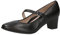 CAPRICE Damen Pumps aus Leder mit Riemen, Schwarz (Black Nappa), 37 EU