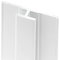 Schulte profilé de jonction 210 cm blanc, pour panneau mural de salle de bain DécoDesign, revêtement décoratif douche, recoupable adaptable à la hauteur du panneau