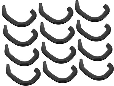 Corrector Auricular de Silicona para Ñiño, 6 Pares, Negro | Pabellón Externo para Recién Nacidos, Ajuste Cómodo y Seguro, Corrección de Oreja, Paquete de 12 Piezas