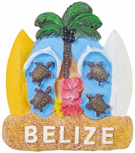 Belize Refrigerator Magnet Travel Souvenir 3D Fridge Decoration Craft