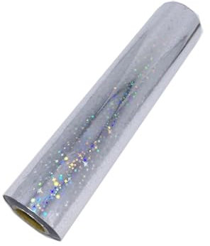 JMORCO Heißstempelfolie 8M/Rolle Gold Silber Heißprägefolie Papierrollen for Laminator Laminieren Wärmeübertragung auf Laserdrucker DIY-Karten-Bastelpapier(Gilter)