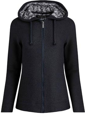 Weird Fish Chicoa Full Zip Macaroni Hoodie Navy Size 22. (Jumper/Sweater/Fleece)
