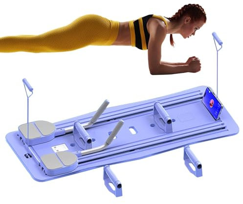 Multifunctional Abdominal Board, Upgraded Ab Roller Wheel Training Board With Elbow Support, High Strength Pilates Equipment Portable Fitness Board For Women Men