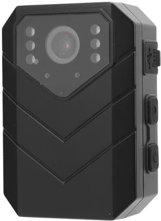 Tbest Am Körper Getragene Kamera, 4K HD, 6-Achsen-Gyro-Nachtsicht, Wasserdichter Taschenvideorecorder, Sicherheit, Strafverfolgung