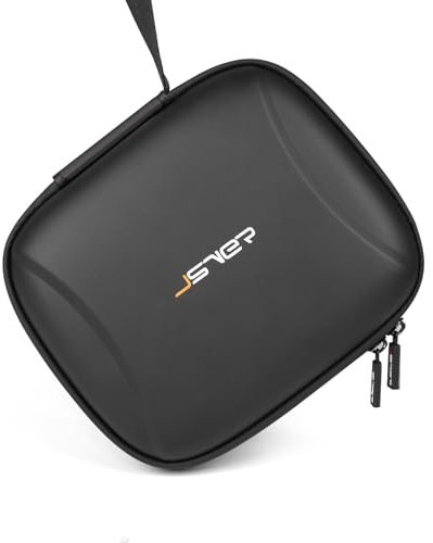 JSVER Custodia protettiva per DJI Neo, Borsa da Viaggio Portatile in PU per DJI Neo Fly More Combo Drone e Accessori-Nero