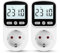 Power Meter Plug 8 Modes Energy Monitor Plug, UK Socket Power Monitors Power Backlight Consumption Meter Large LCD Display Overload KWH Amp Volt Watt Outlet
