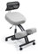 kenoko Hozeru Ergonomischer Kniestuhl Verstellbarer für Zuhause und Büro. Ergonomischer bürostuh Inklusive bezug in der Farbe Hellgrau hergestellt aus Standard 100-zertifiziertem Stoff von Oeko-TEX