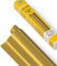 POLI-CRAFT Vinyl Klebefolie (REMOVABLE) - selbstklebende Plotterfolie für DIY-Projekte, Gold glänzend, 30,5 cm x 183 cm
