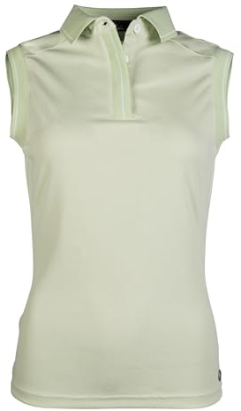 HKM Damen Catherine ärmellos Poloshirt, Pistazie, XS