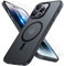 Miracase Magnetisch für iPhone 14 Pro Max Hülle für Magsafe[mit 2 Schutzglas] Militärschutz Stoßfest Kratzfest Anti-Fingerabdruck Samtige Haptik Dünn Handyhülle für iPhone 14 Pro Max 6,7 Zoll, Schwarz