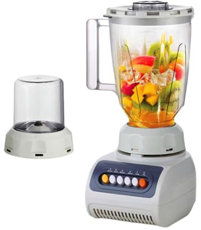 Nankoyal Mixeur De Comptoir | Mixeur à Double Pot Étanche - De Comptoir Extracteur De Jus Personnel - Pour Voyage Dortoir Appartement Maison Table À Manger Lait Fruits Légumes Yaourt