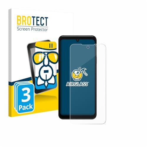 BROTECT Schutzglas für Sunmi M3 | 3 Stück Transparenter Displayschutz Made in Germany Schutzfolie Panzer Folie Glas 9H Anti-Fingerprint Einfache Montage Clear
