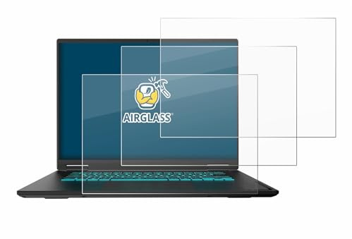 BROTECT 3 Stück Schutzglas für Gigabyte Gaming A16 GA63H Schutzfolie Panzer Folie Glas[Extrem Kratzfest 9H, Anti-Fingerprint, Ultra-Transparent]