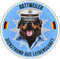 Auto Aufkleber Polizei Rottweiler Hundmotiv K9 Diensthund Reflex Hundeaufkleber autoaufkleber FolieSiviwonder