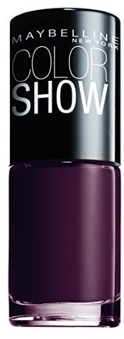 Maybelline New York Color Show Nail Polish, Quick Drying, 357 Burgundy Kiss – [Pack of 3]