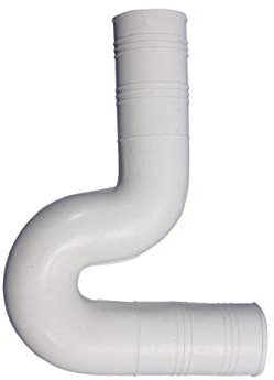 S&M 320361 Sifón de desagüe para fregadero flexible universal 30 x 30 mm