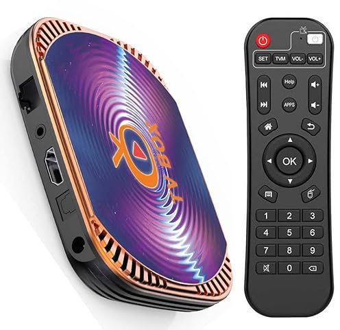 Android 11.0 4GB RAM 32GB ROM MXIII X4 Amlogic S905X4 64-bit Quad Core avec Dual Wi-Fi 2.4G/5.0G, BT 4.0/3D Ultra HD 8K/H.265/1000M LAN/USB 3.0