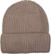 styleBREAKER Unisex Feinstrick Beanie Mütze mit Krempe, warme Winter Strickmütze Einfarbig, Rippen Strickmuster 04024154, Farbe:Taupe