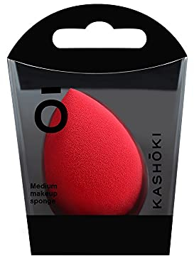 T4B KASHOKI RAINDROP Eponge A Maquillage Goutte Moyenne Rouge, 1 Piece