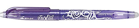 PILOT Frixion - Penna a sfera cancellabile a calore/attrito, punta 0,5 mm, colore: Viola